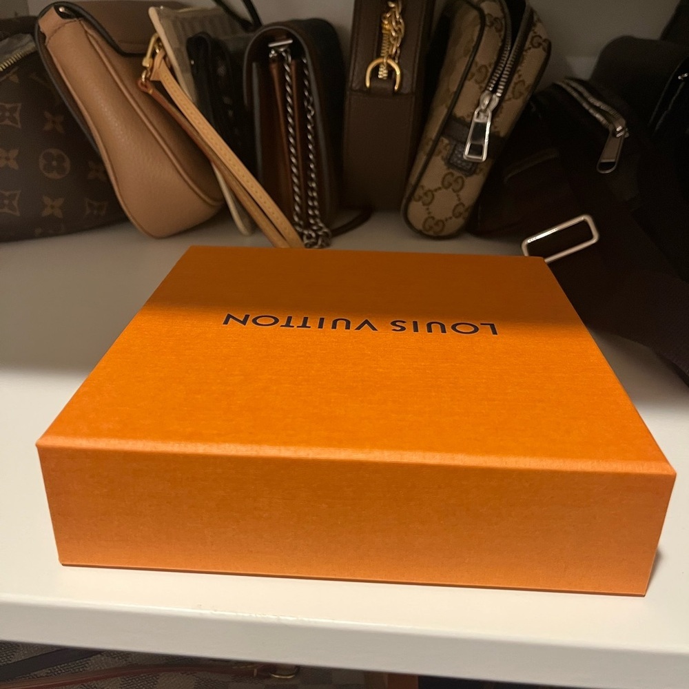 Louis Vuitton Small Box 6.75”x6.5” Orange - Picture 5 of 6